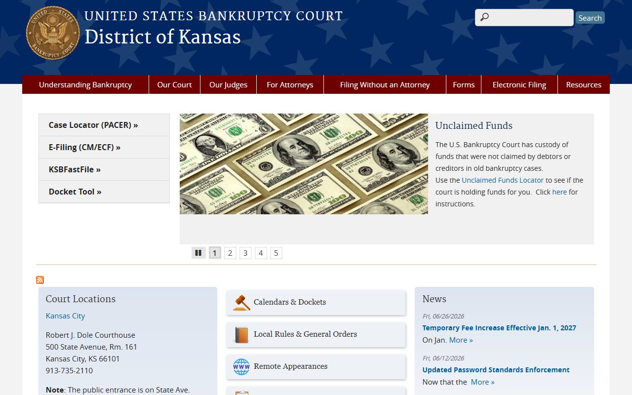 Osborne County District Court and Kansas bankruptcy court distinction